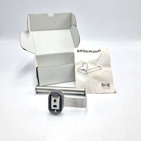 Ikea Brogrund Stainless Steel Toilet paper Roll Holder - Picture 2 of 9